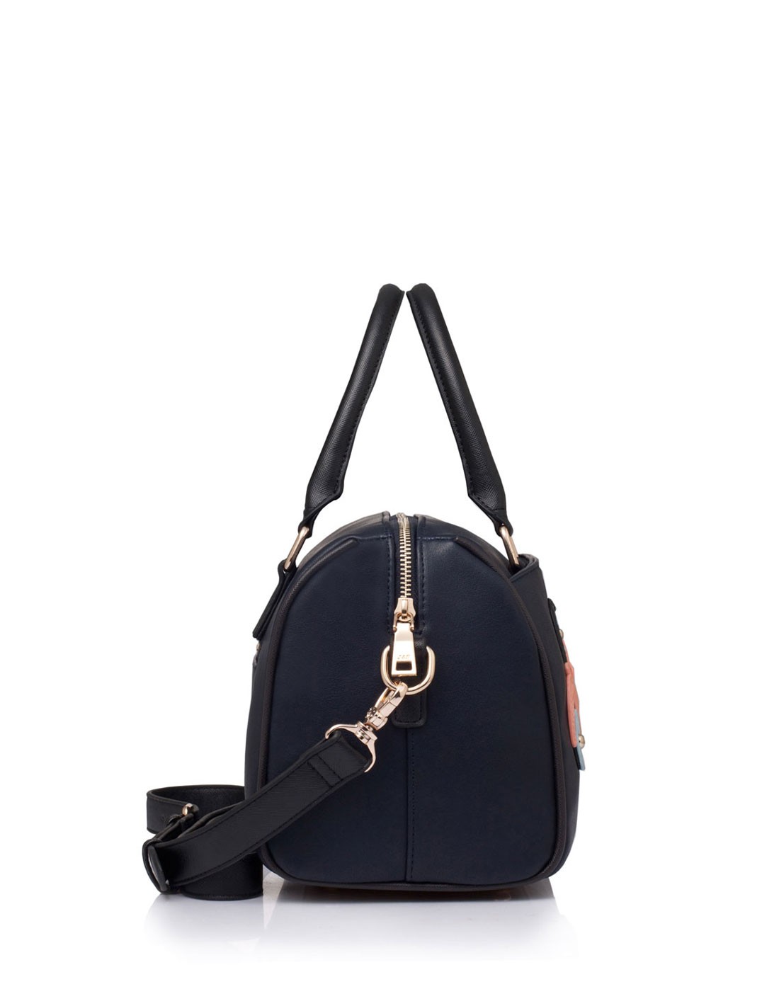 女性深蓝色老爷车枕头包