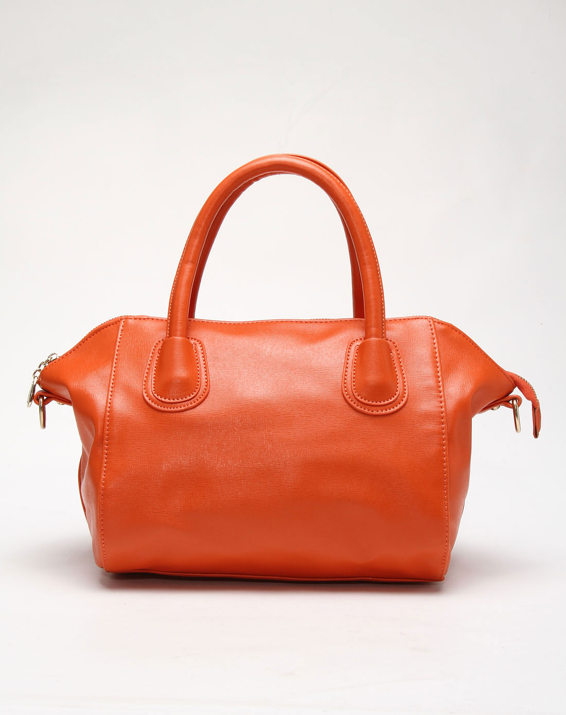 女款赤橙色时尚日韩范手拎斜挎包