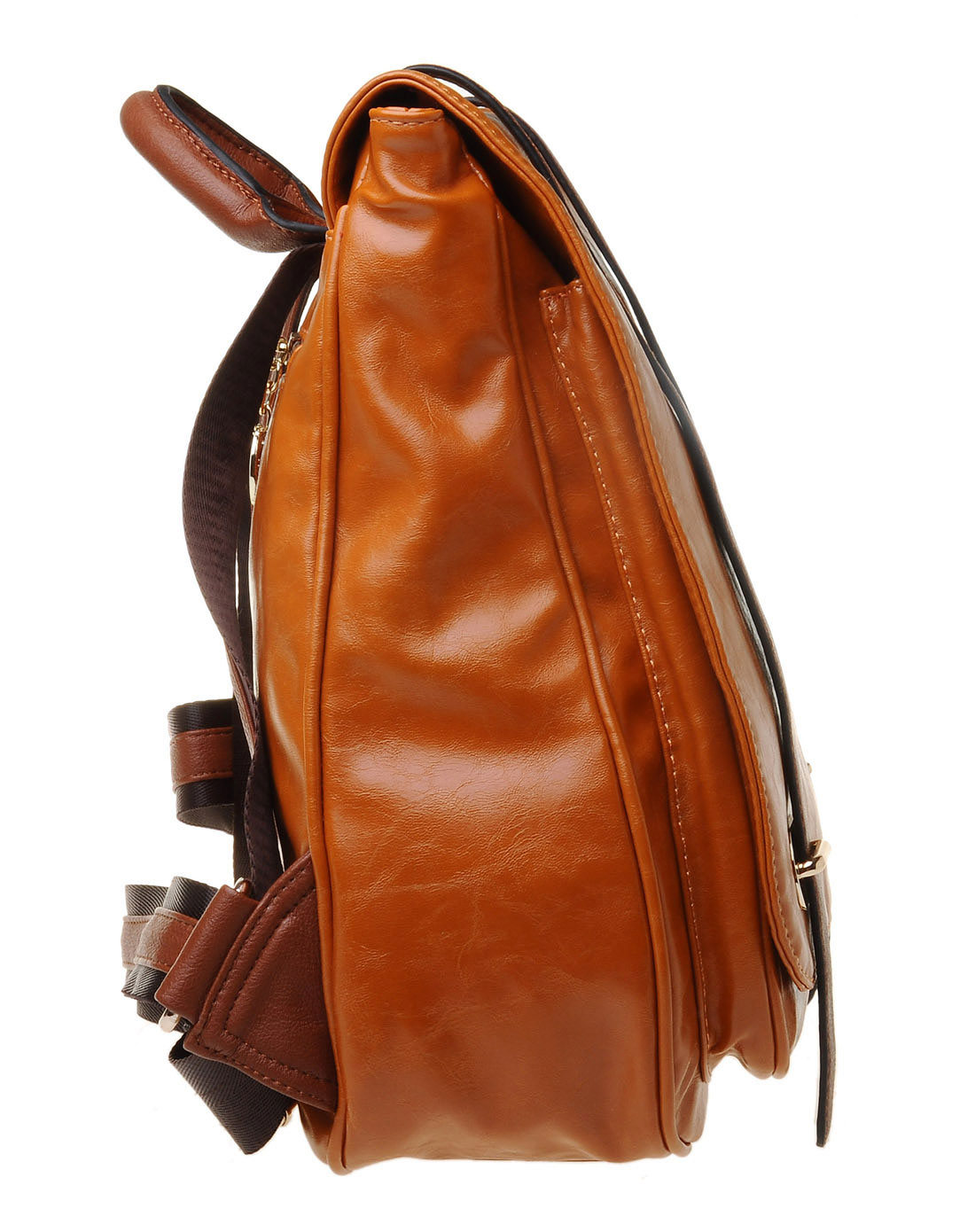 保罗威特polo villae箱包专场-棕色学生风双肩背女包