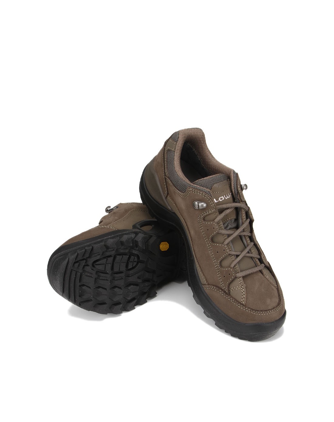 lowa 进口手工 女款褐色低帮休闲鞋 防水透气耐磨