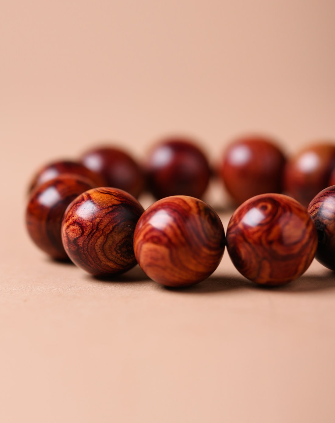 (越南)精品鬼脸紫檀柳手串20mm