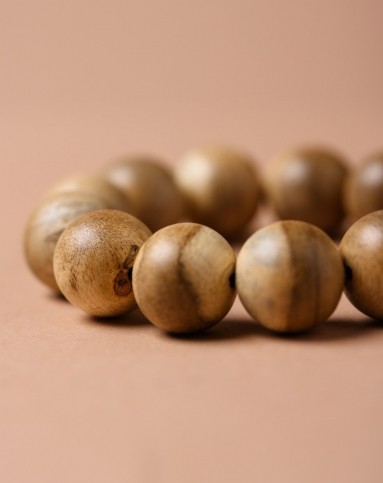 越南.老料白木沉香手串 清新香甜 18mm