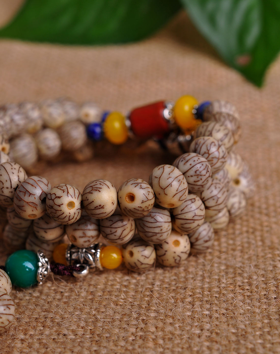 金玉满堂银线菩提手链