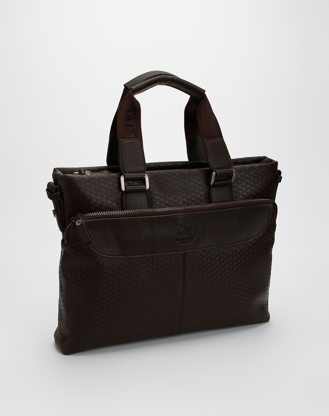 宾奴baleno男包专场-男款啡色时尚休闲公文包