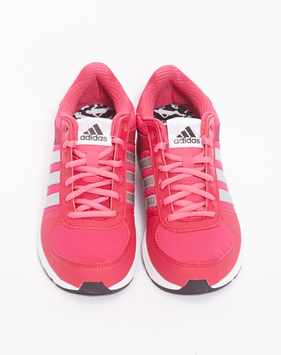 阿迪达斯adidas女士专场-女款玫红色跑步鞋