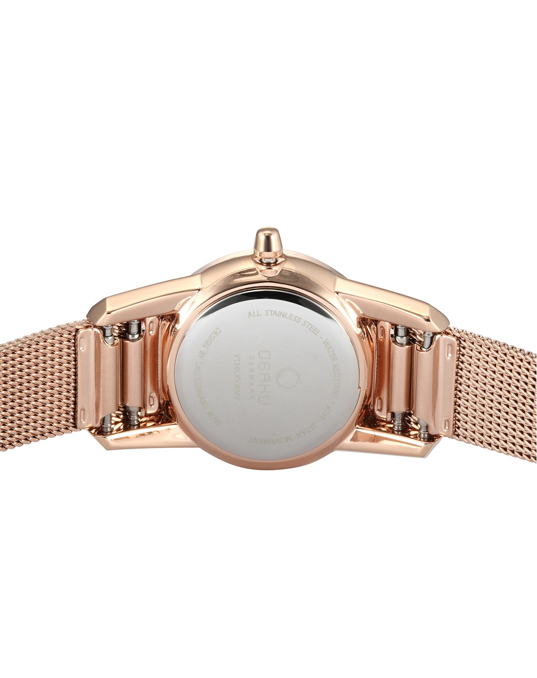 欧柏宝obaku 精钢石英女表