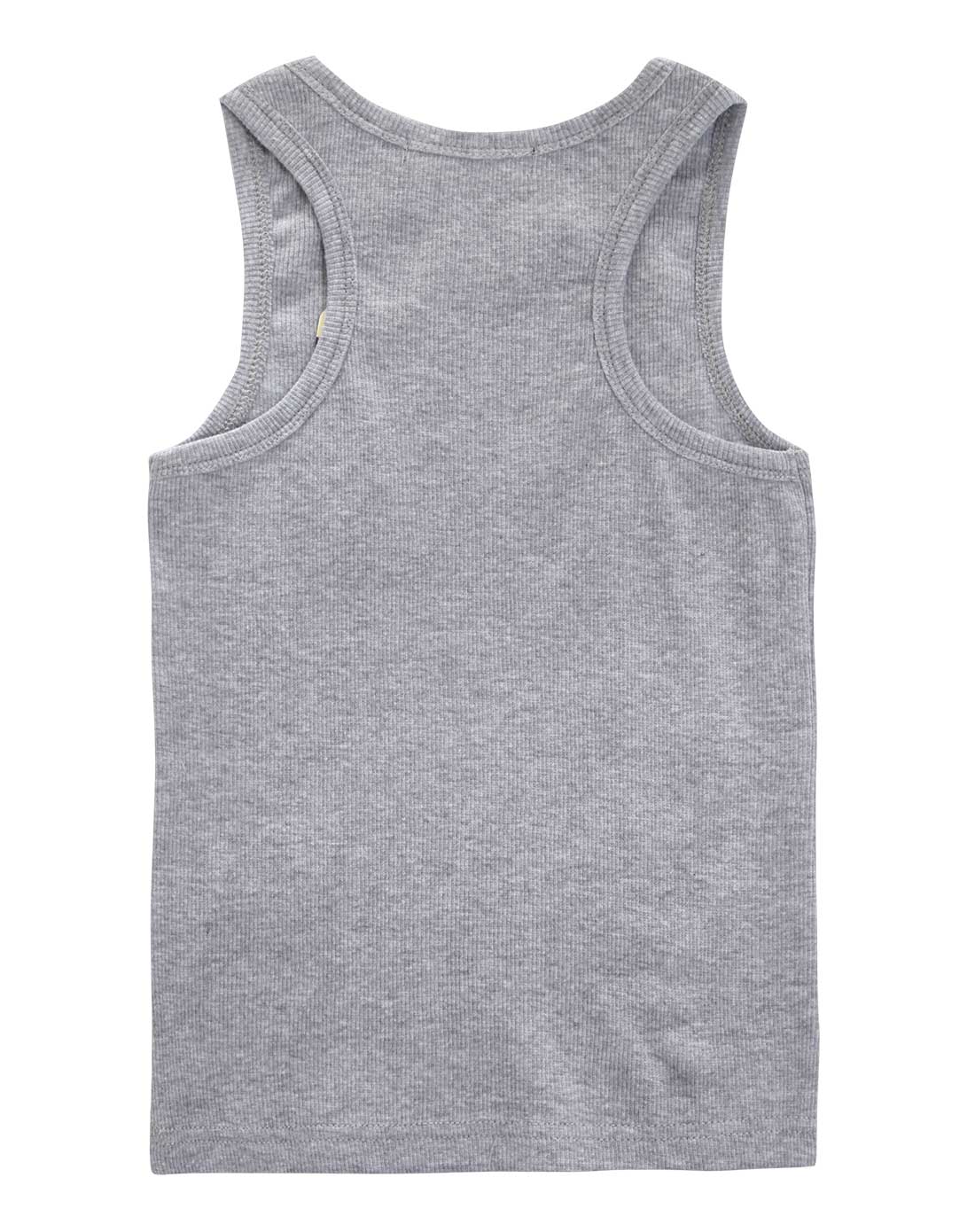 男童灰色背心