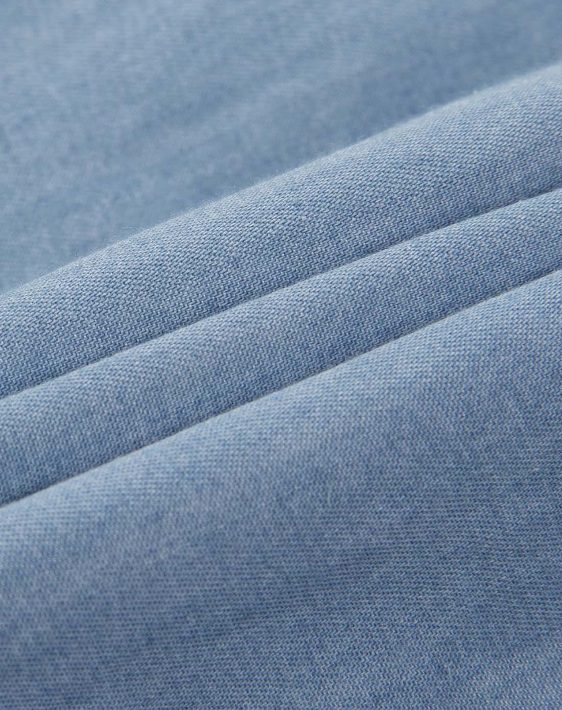 女童浅牛仔蓝牛仔衬衫