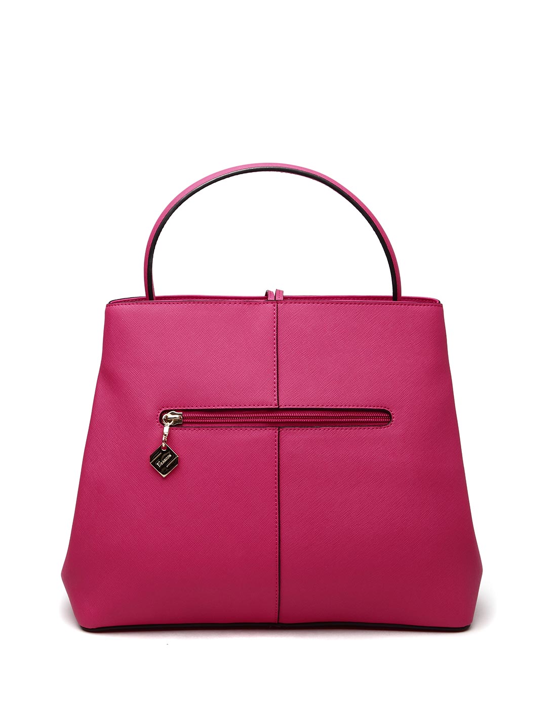 玫红色时尚多袋时尚休闲女手提单肩包