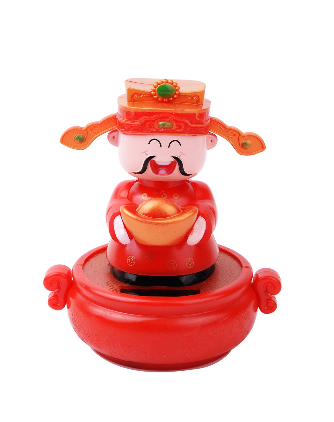 财神爷摇头公仔(红色)