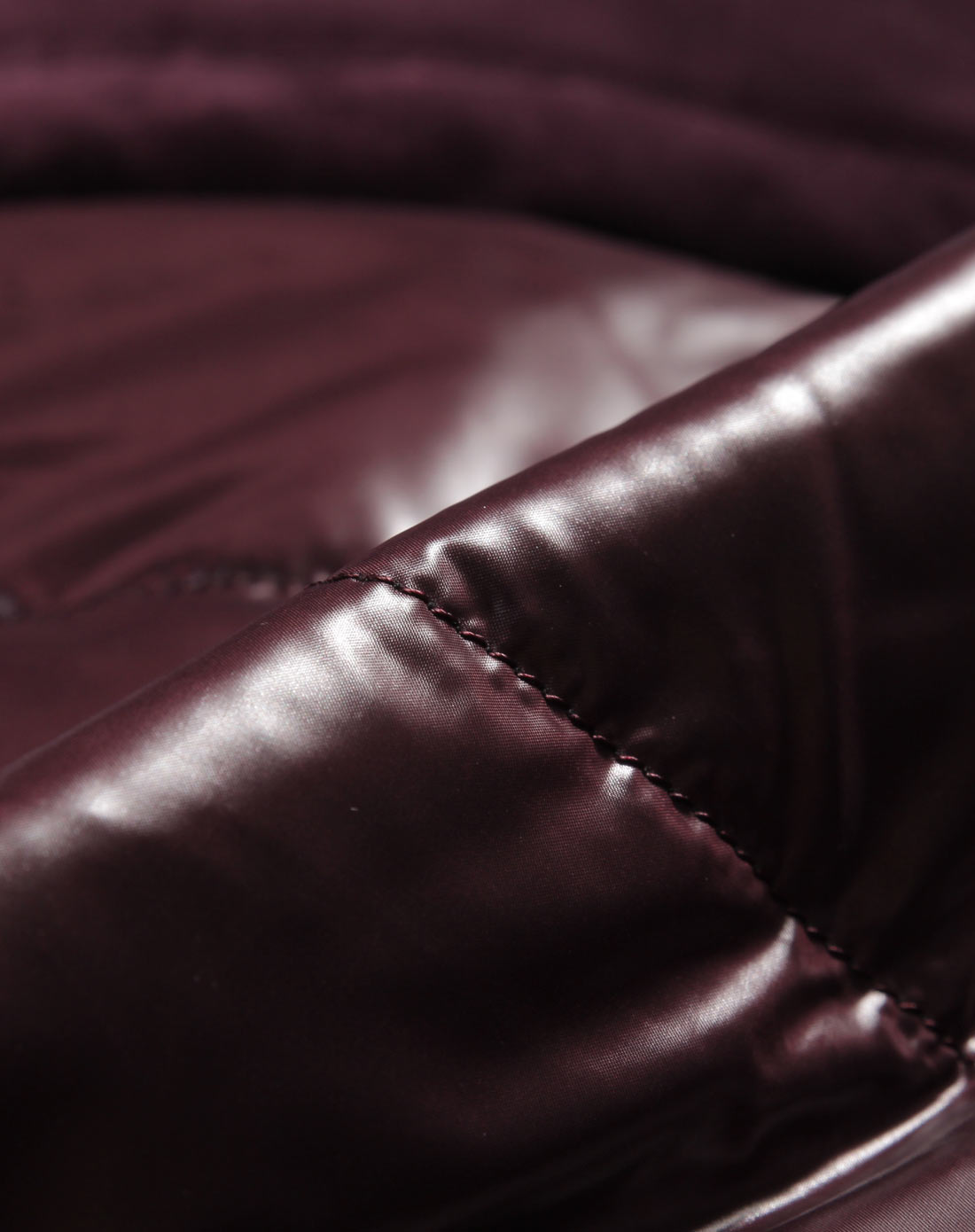 紫褐色潮流帅气长袖棉服