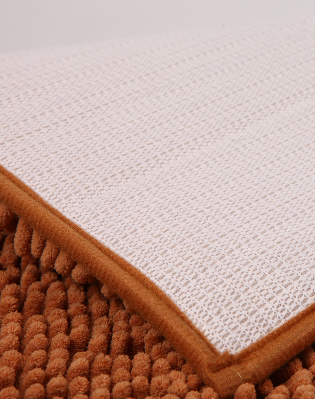 香槟色雪尼尔乳胶防滑地毯