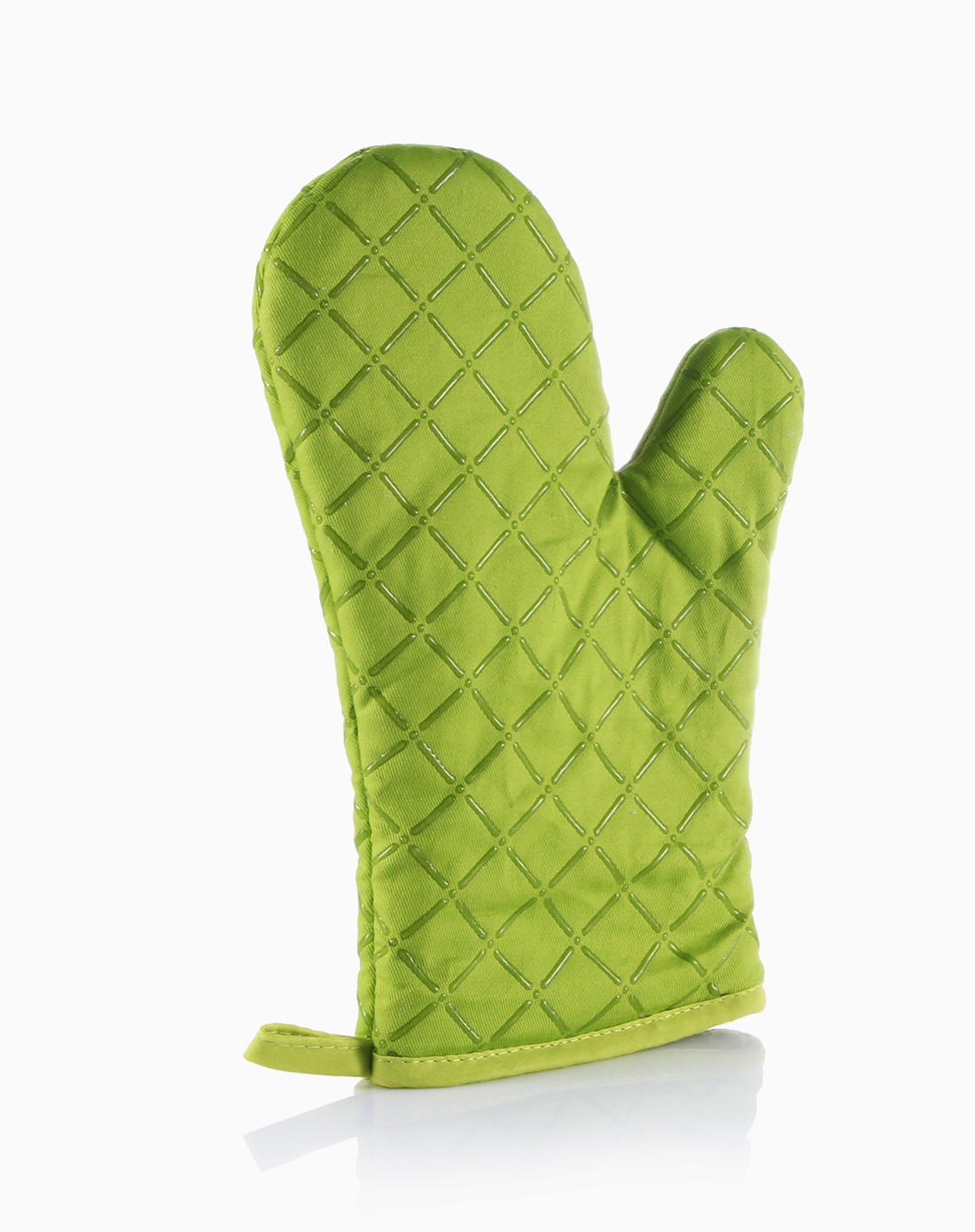 > 草绿色加厚隔热防滑手套