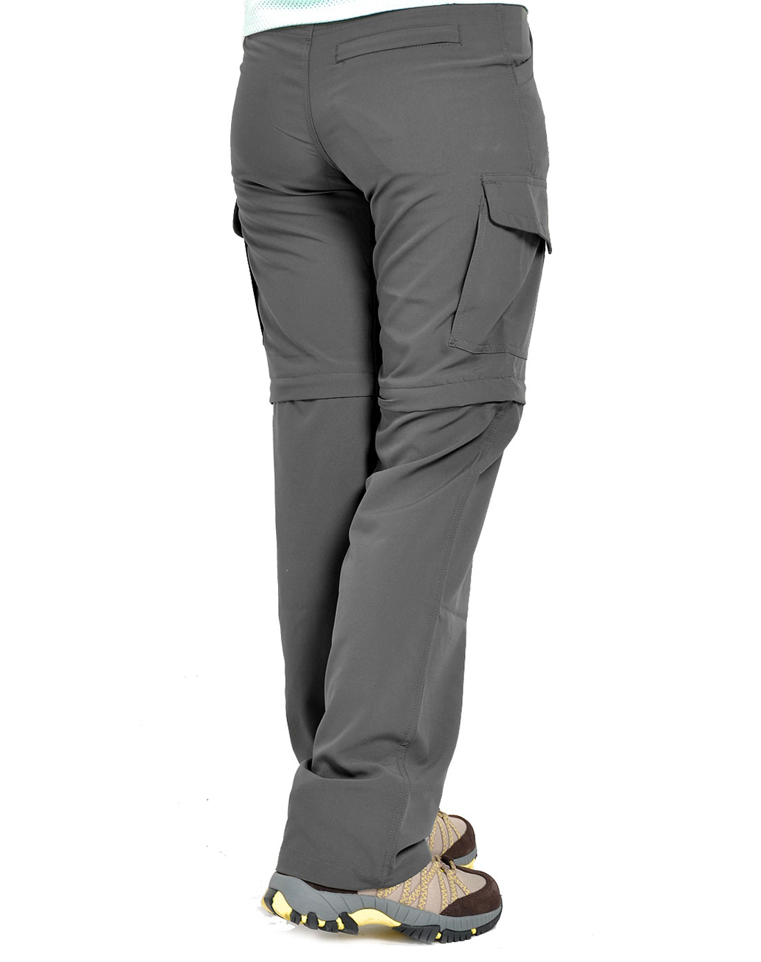 女款灰色户外弹力速干裤