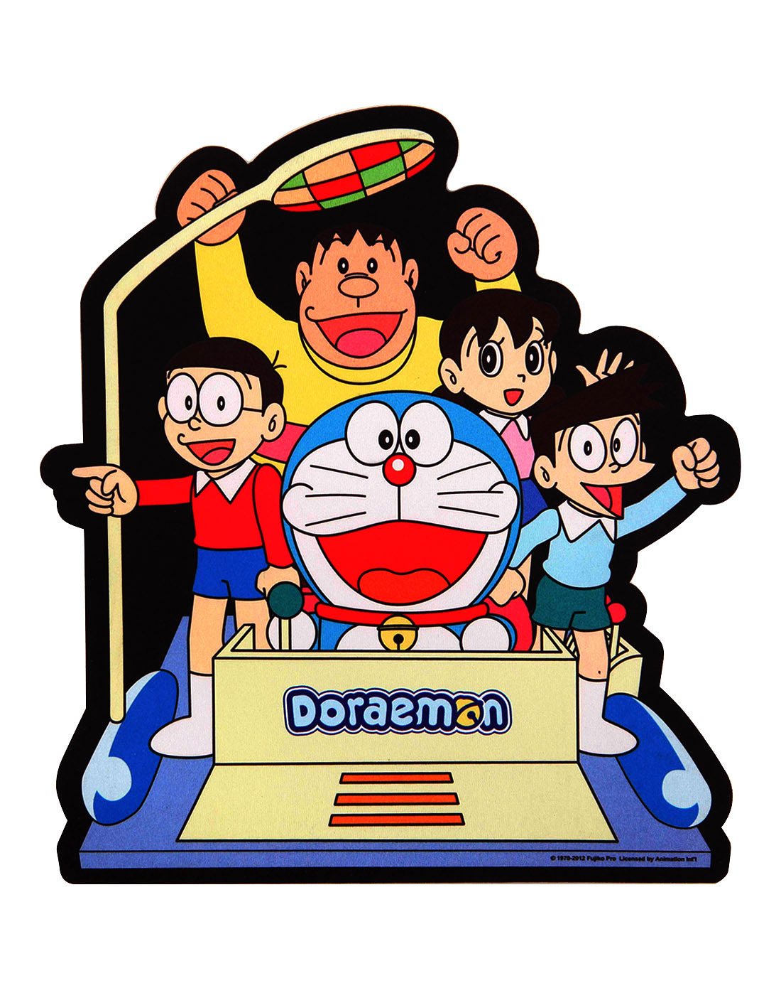 哆啦a梦doraemon电脑配件专场穿越时光经典布面鼠标垫彩色