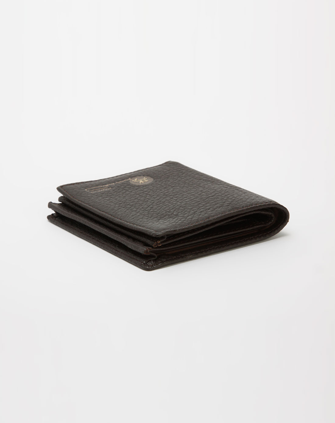 polo villae-服装-短款棕色软皮质钱包