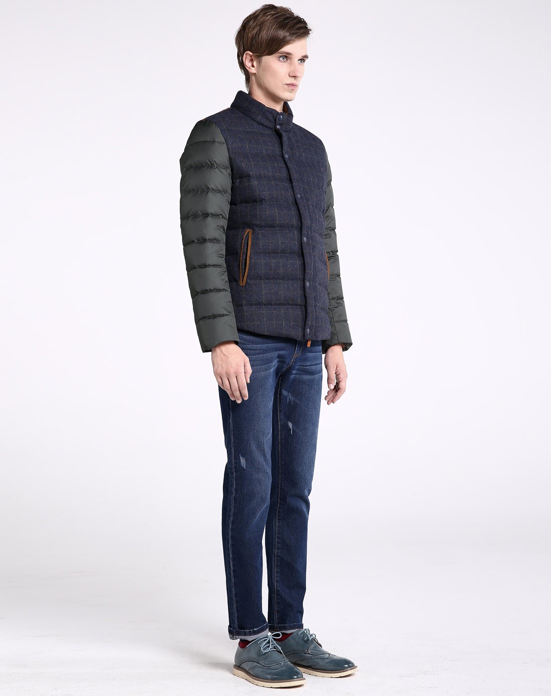 摩高mogao男装深绿羽绒服w461553013563深绿_唯品会