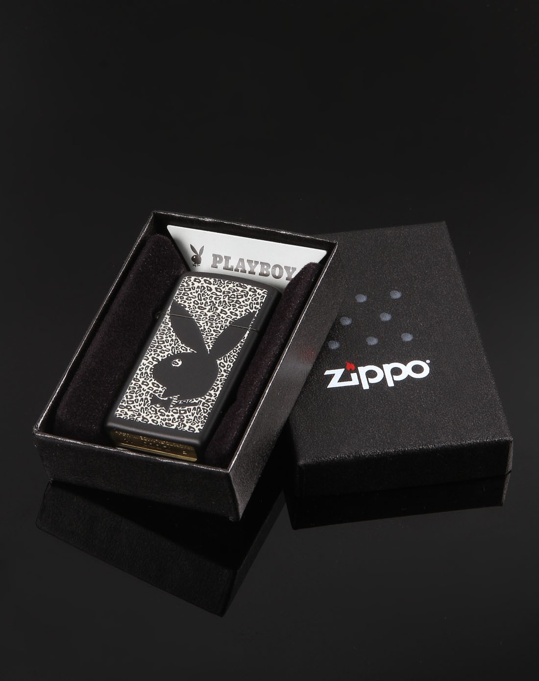 zippo 花花公子之豹纹- 哑漆, 射印