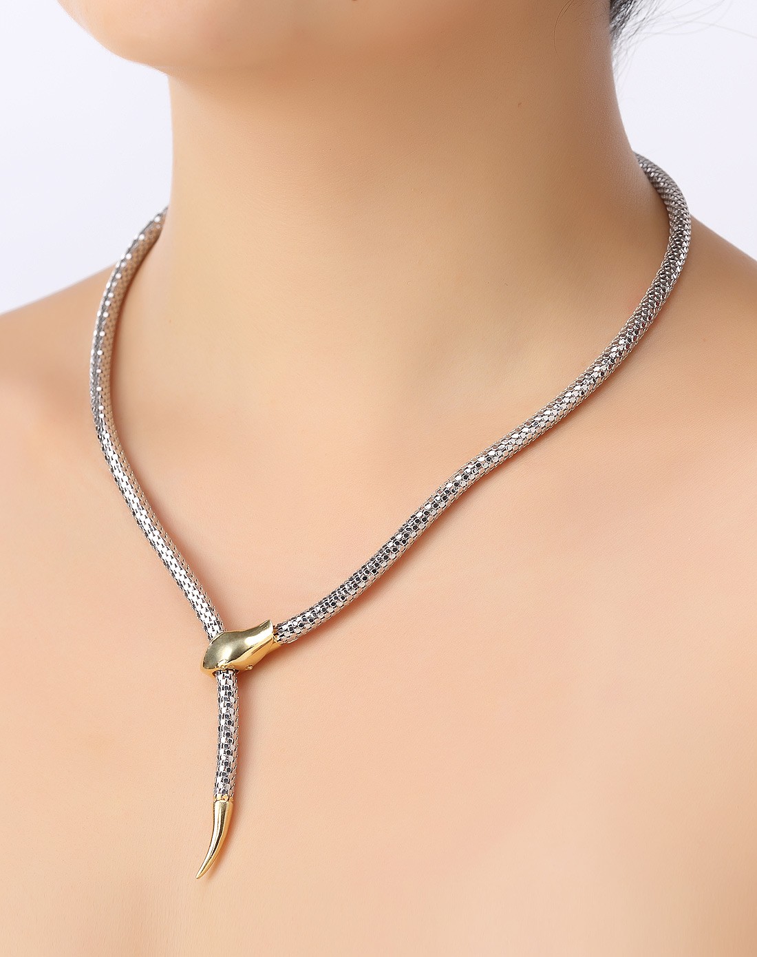 925银bella贝拉系列蛇形项链50cm