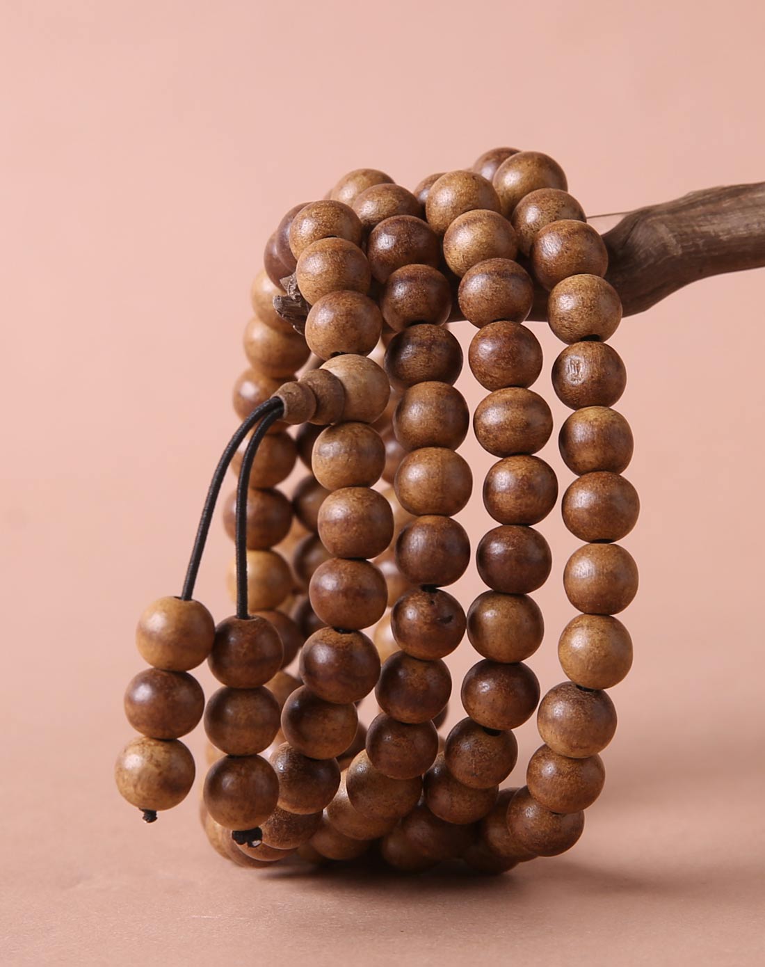 越南高油黄土沉沉香佛珠念珠8mm