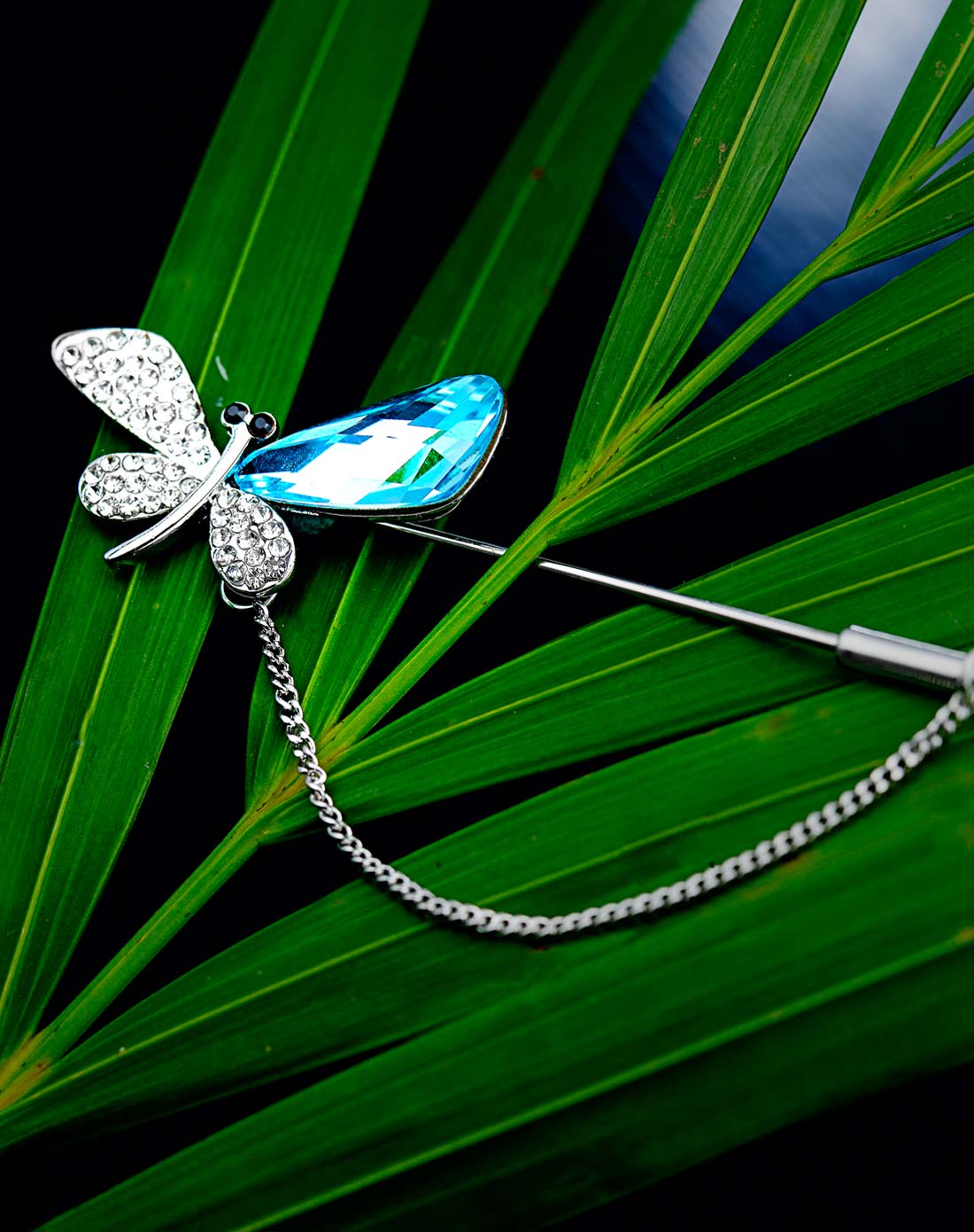 施华洛世奇元素水晶胸针蝴蝶情