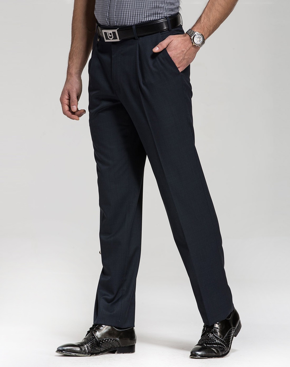 九牧王joeone羊毛商务时尚西裤ja1320624_唯品会