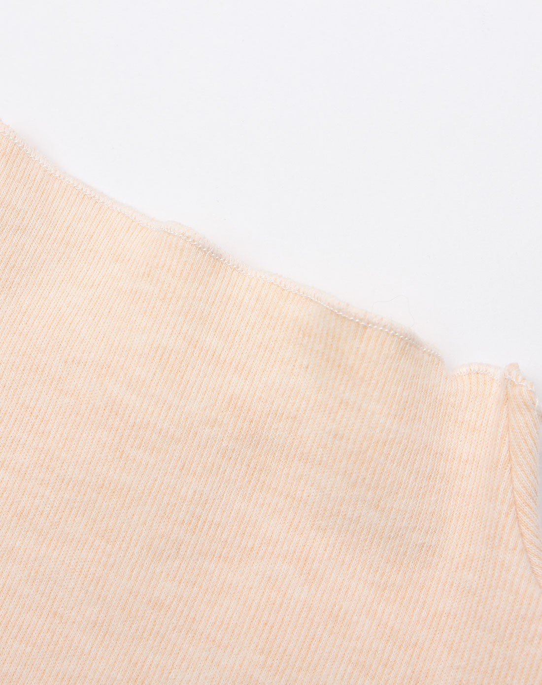 儿童浅驼花灰净面长袖t恤