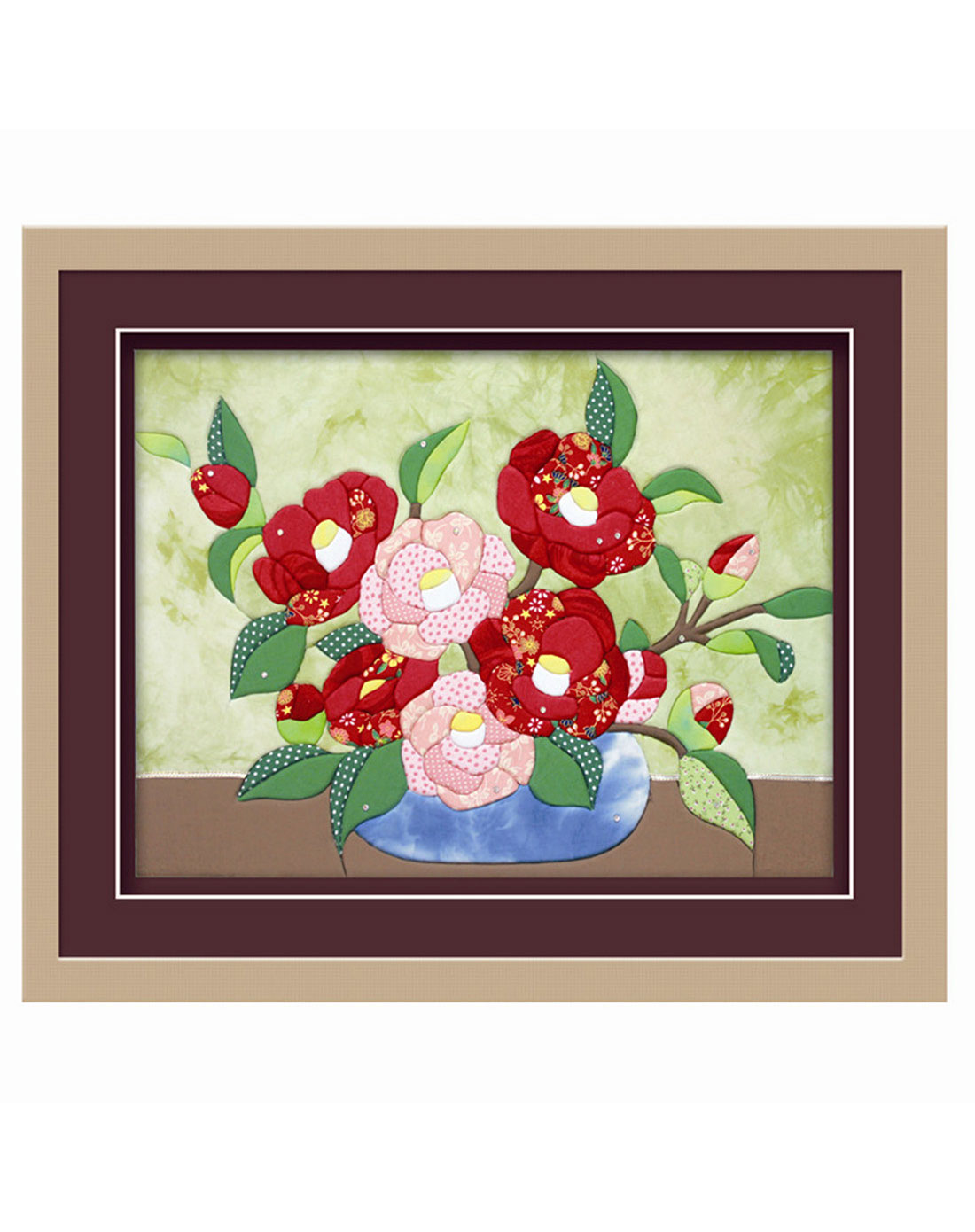 jm立体手工布艺装饰画(鸿运满堂)