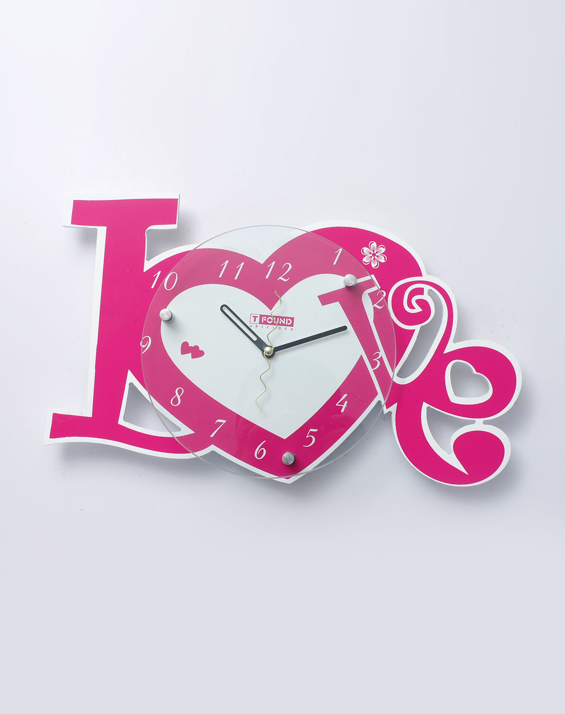 jm家居用品专场装饰静音挂钟-i love youbh-2105_唯品会