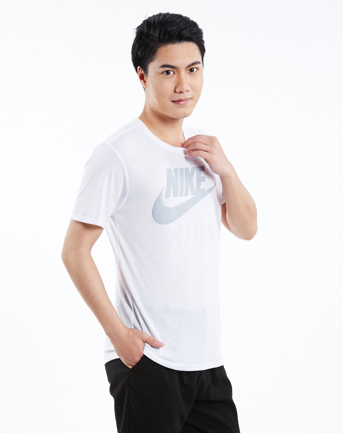 耐克nike新品男女混合专场-男款白色运动休闲系列时尚休闲短袖t恤
