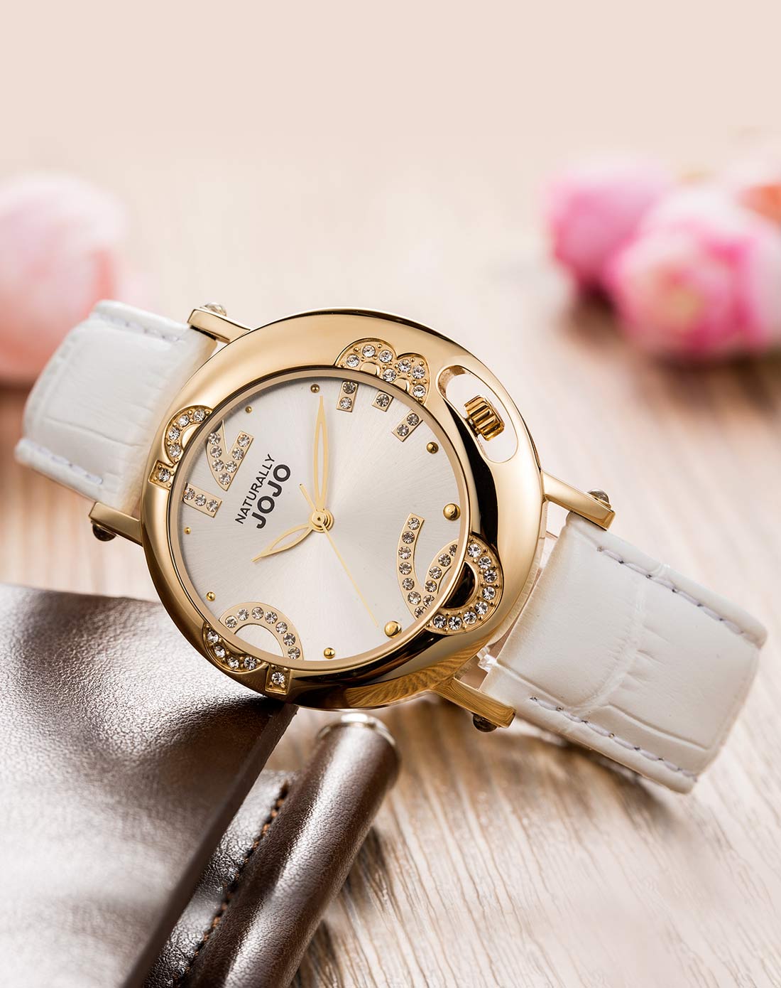 naturally jojo手表专场 > 专柜同款shine系列月光迷情施华洛晶钻女表