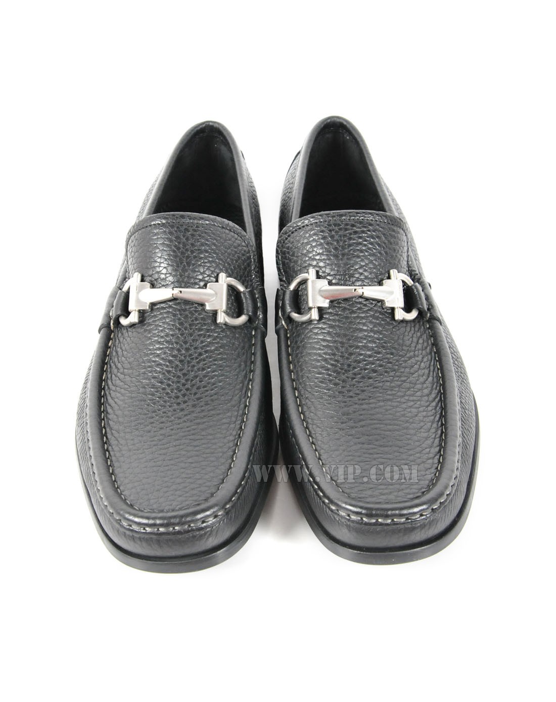 salvatore ferragamo 男士经典logo装饰真皮皮鞋