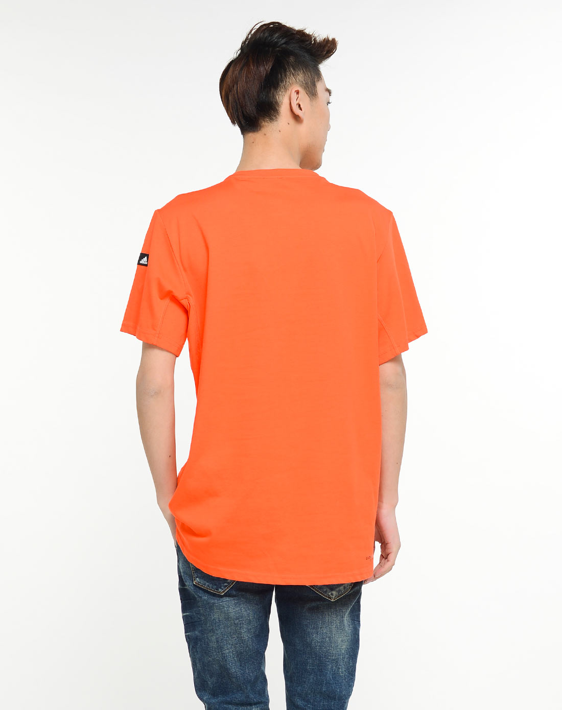 男款橘黄短袖t恤 跑步系列