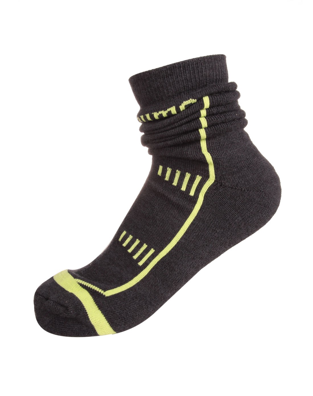 宝美beaume 速干 女款黄绿色棉袜 排汗舒适