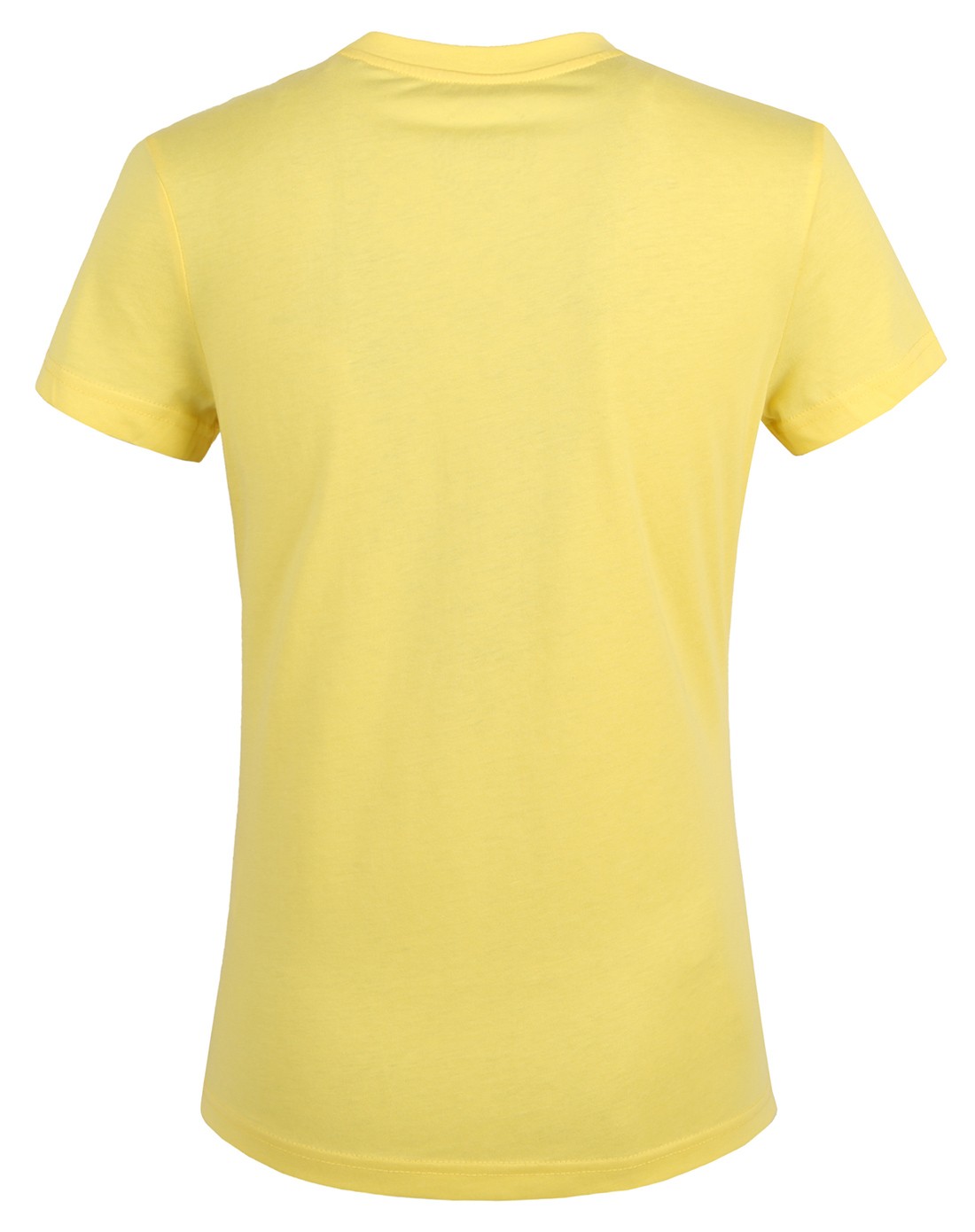 lonsdale 龙狮戴尔 女款淡黄圆领短袖t恤