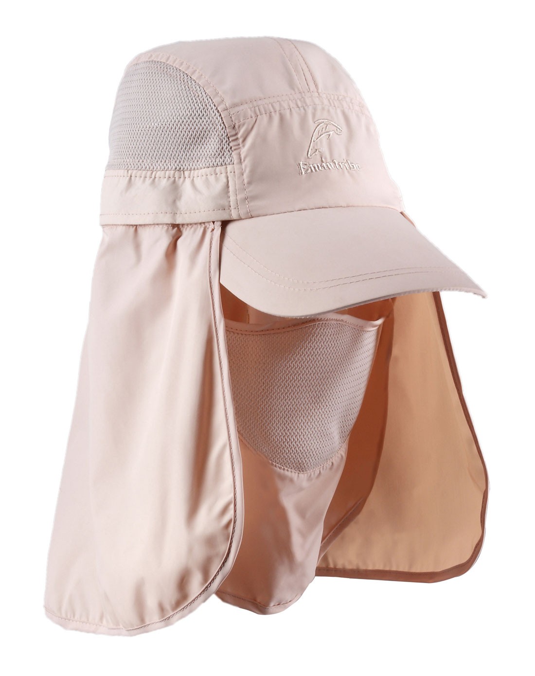 中性卡其色户外丛林帽