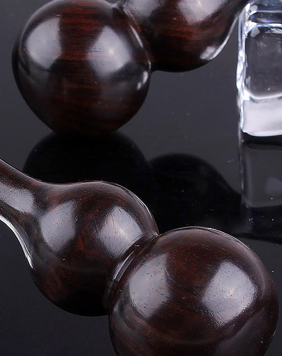 悦木之源黑檀葫芦手把件一对装ym40q10-042_唯品会