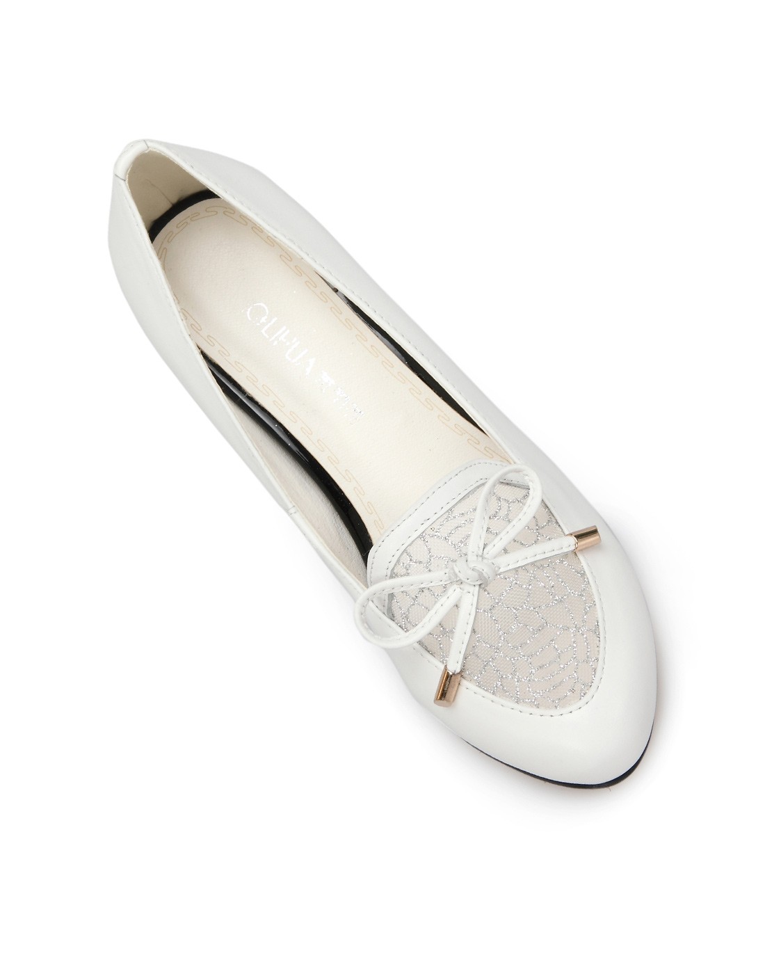 茉莉花molihua2015春季新款透气网纱白色头层牛皮单鞋m010a-359002