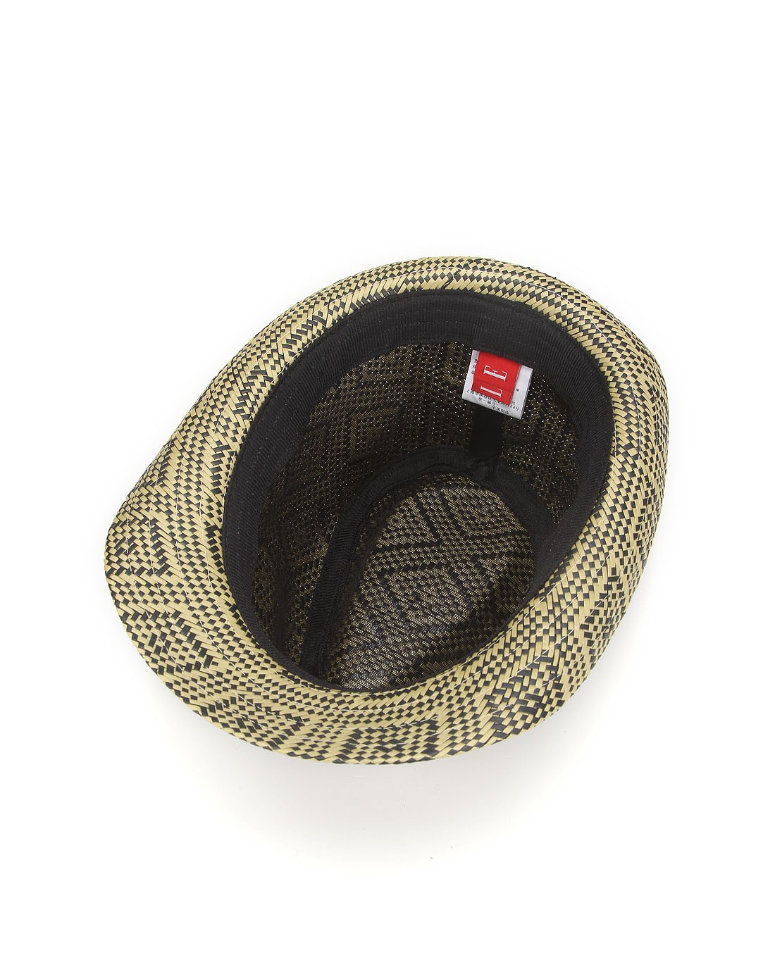 男童卡其色沙滩时尚藤编帽