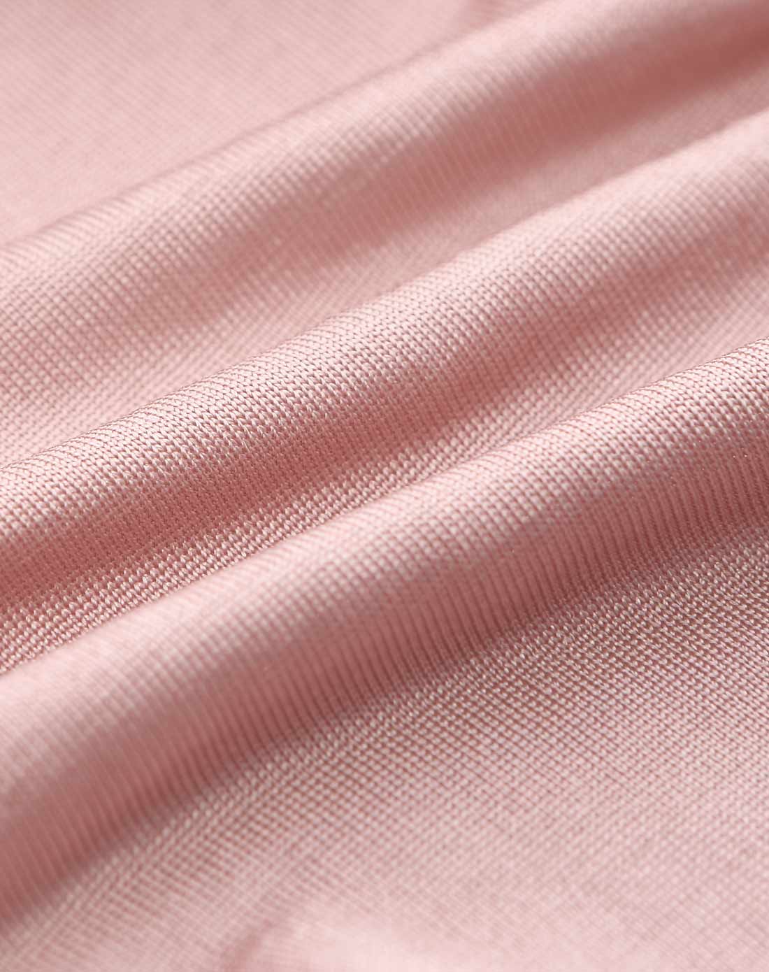 女赭石红真丝中腰三角裤