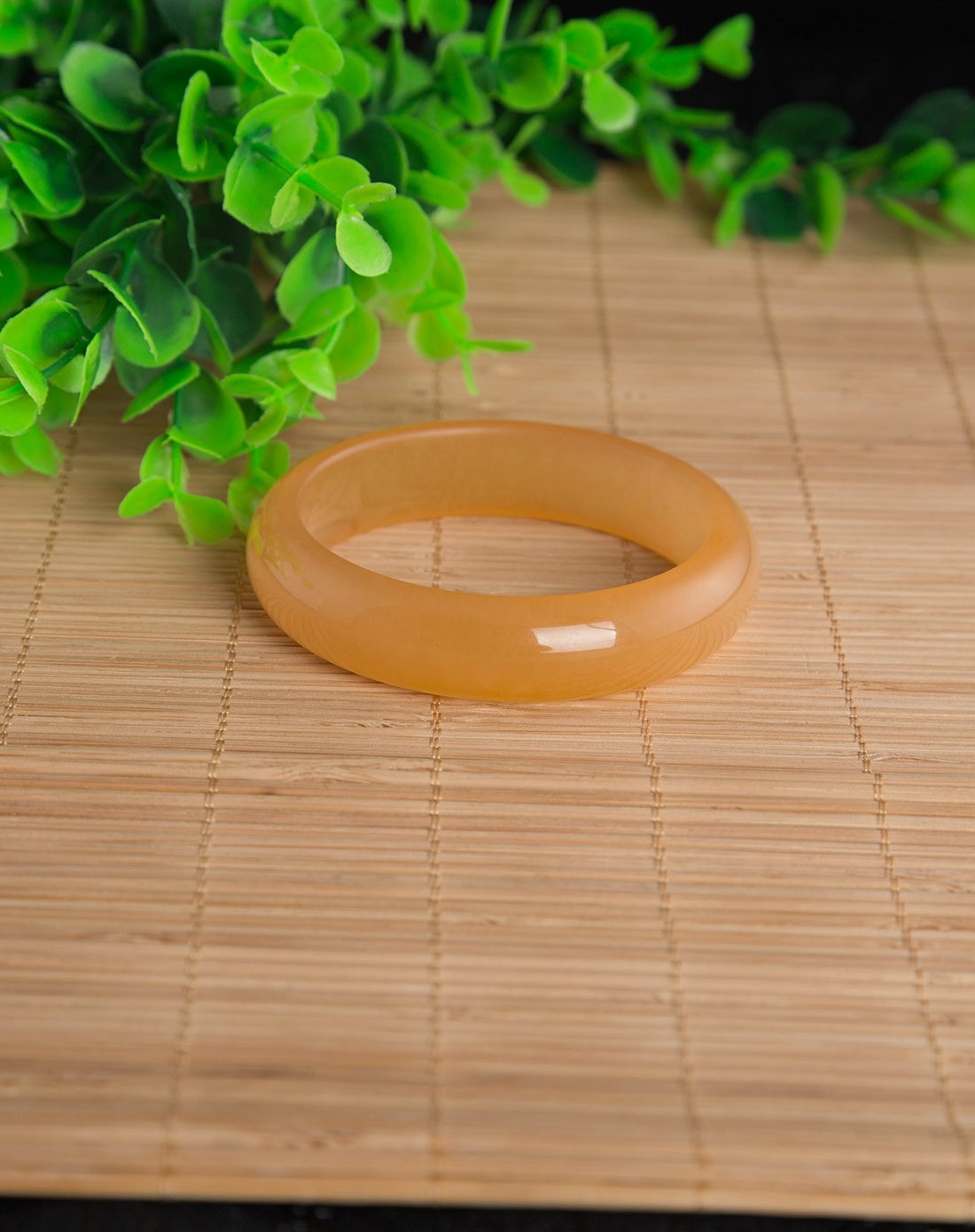 金丝玉手镯-米黄(中)内径58-60mm