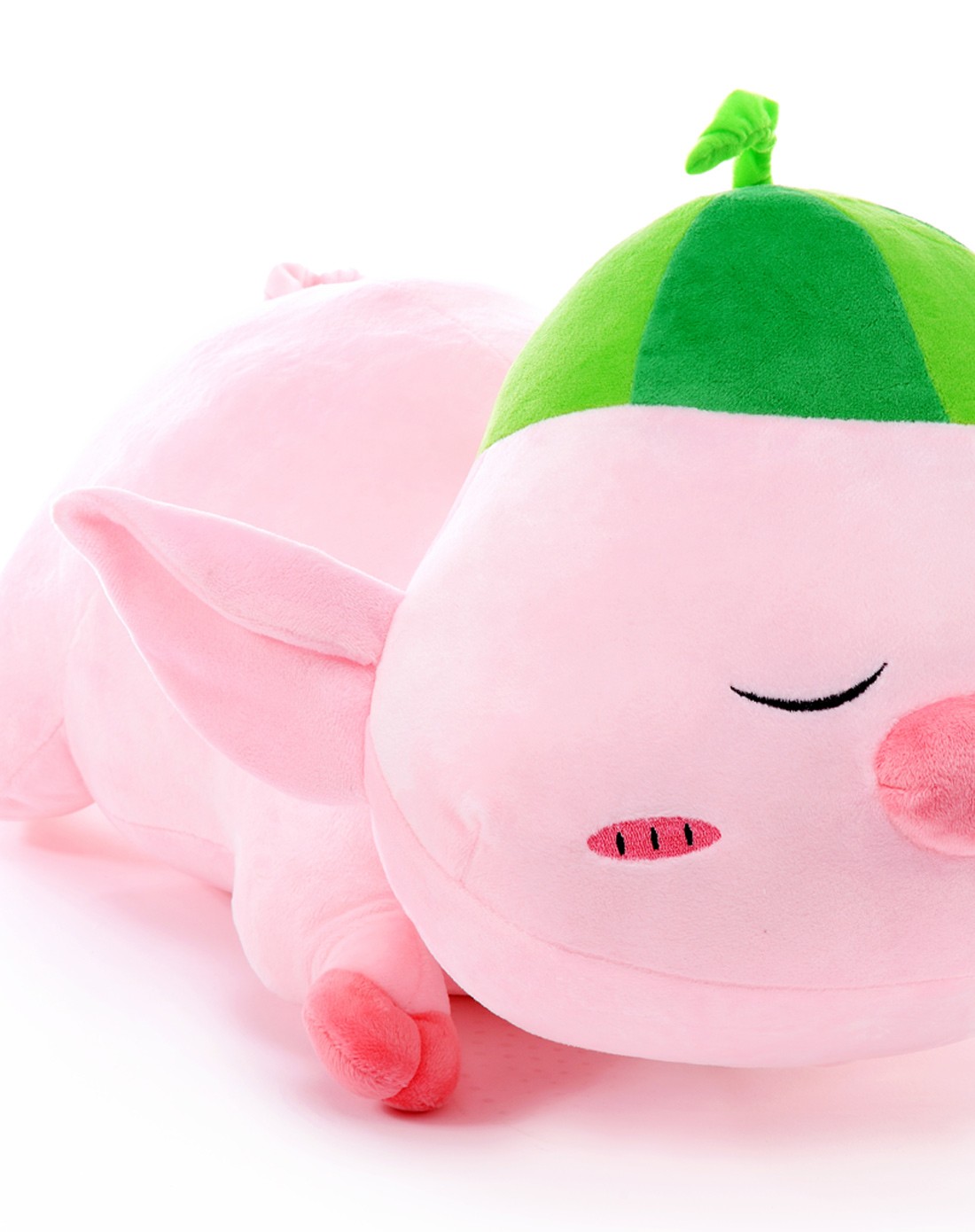 西瓜猪公仔趴姿55厘米