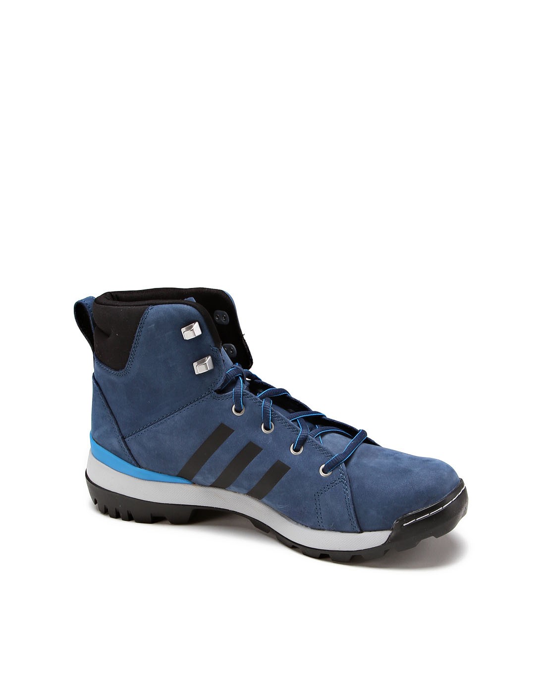 防滑耐磨 中性款富贵蓝配黑色运动鞋 高帮