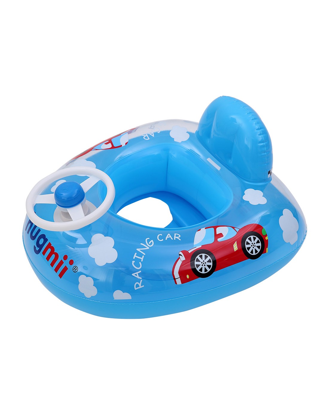 hugmii儿童泳具专场男女童蓝色汽车游泳艇hyyt0294_唯品会