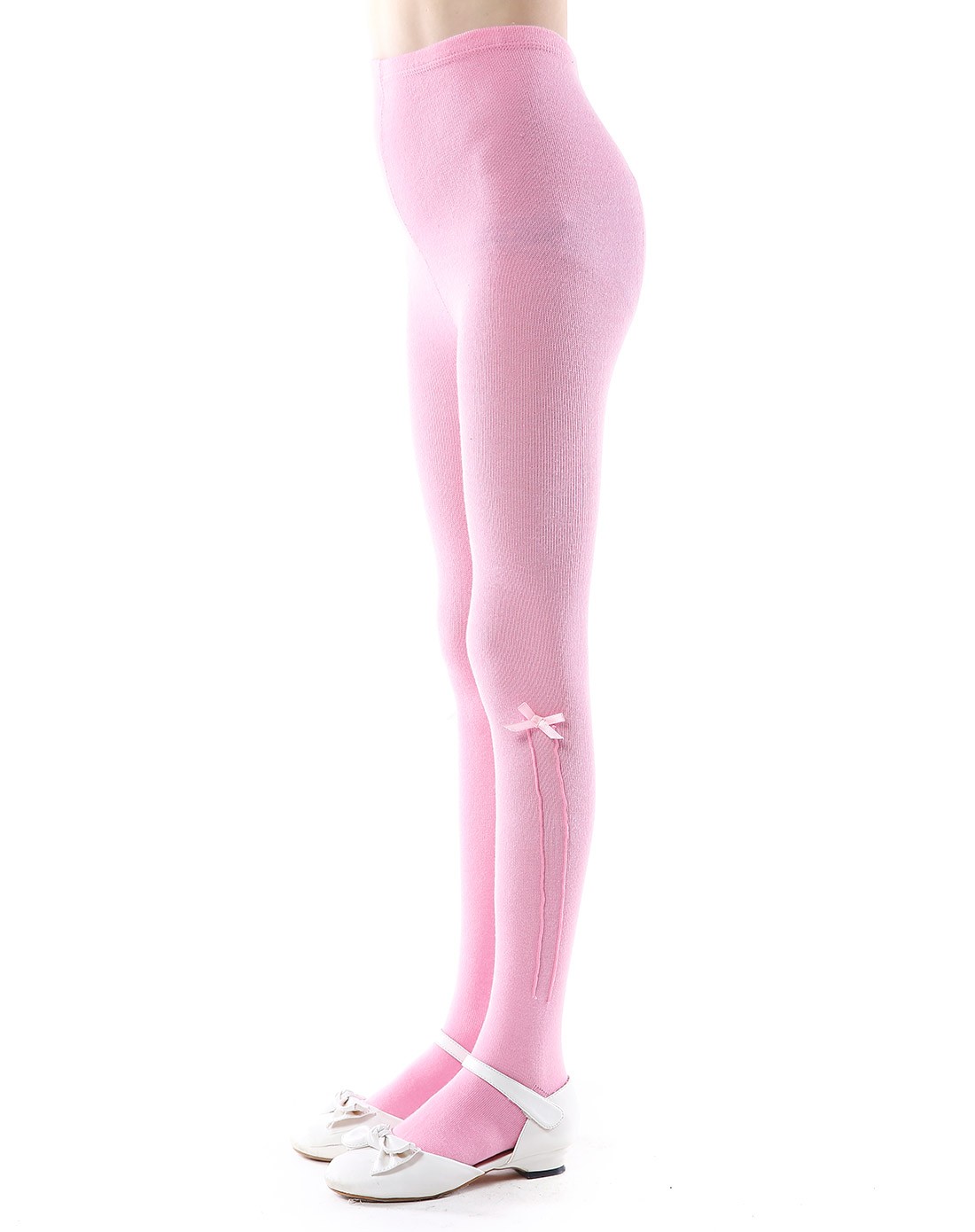 女童粉色连裤袜