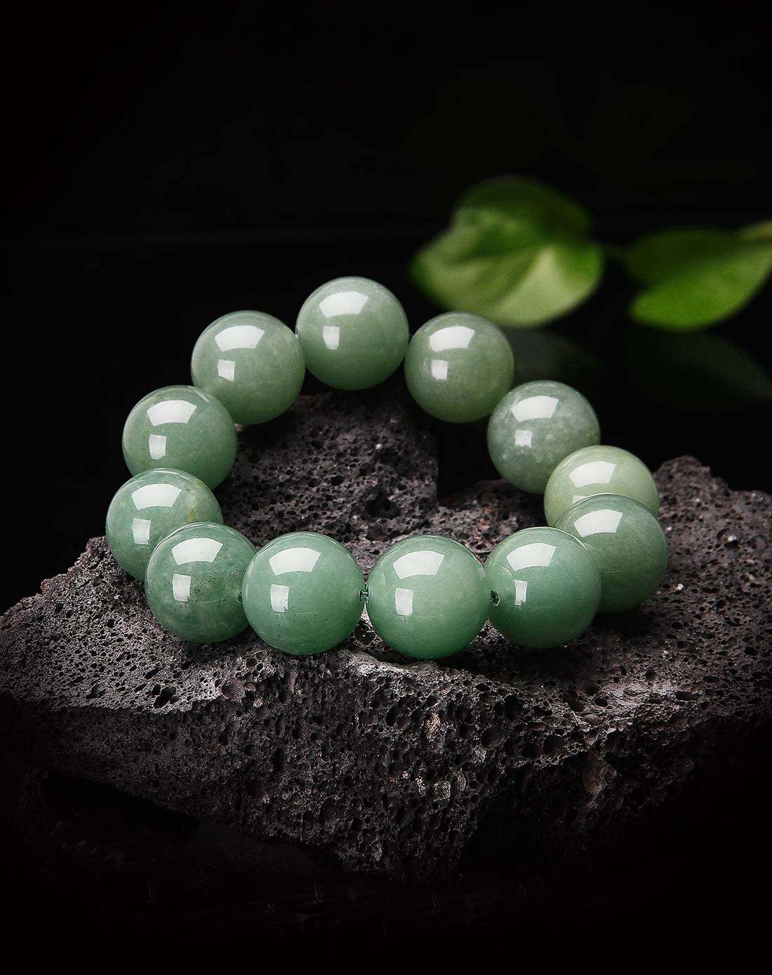 平步青云东陵石单圈手串男款(附证书)