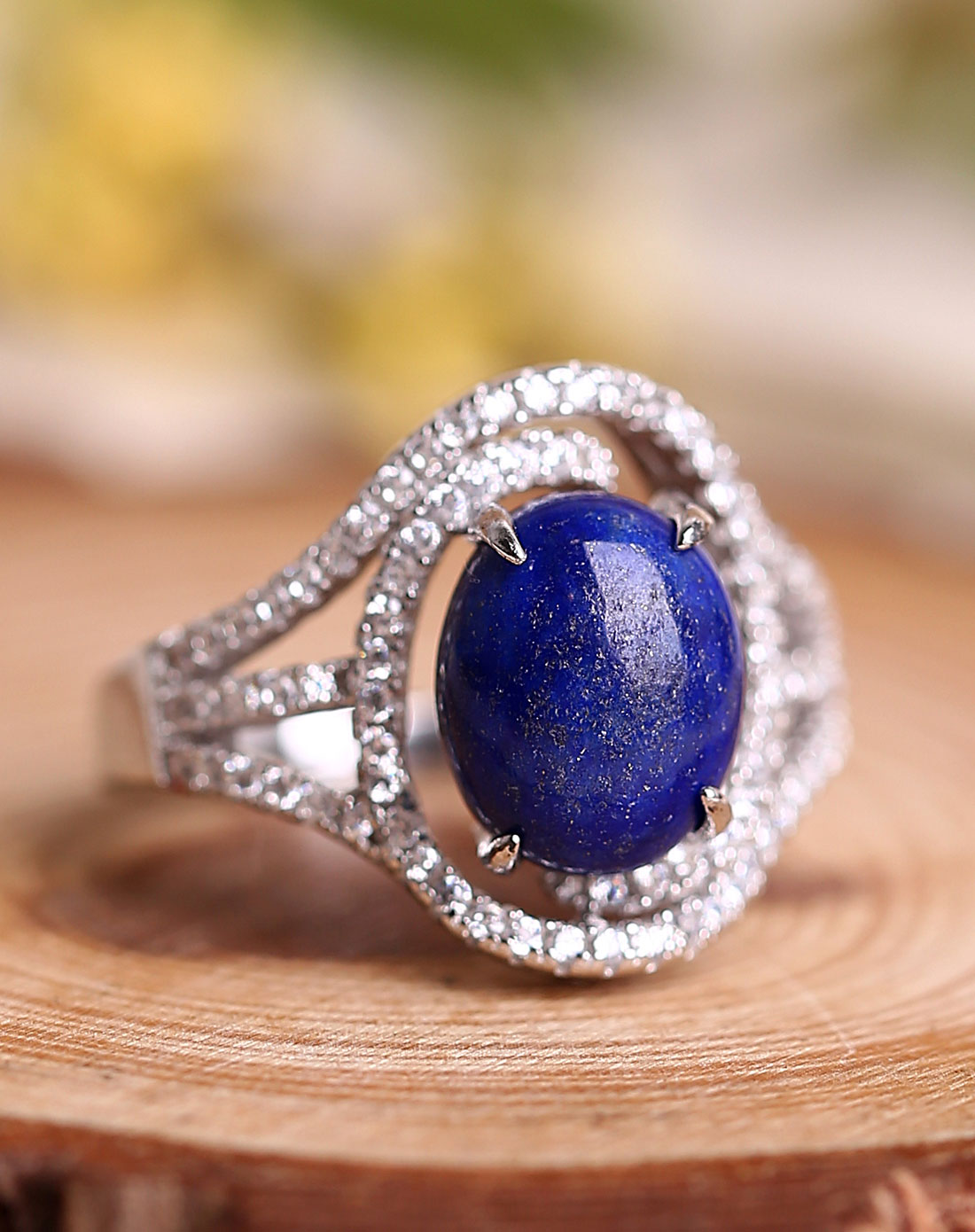 璀璨之星青金石戒指附证书