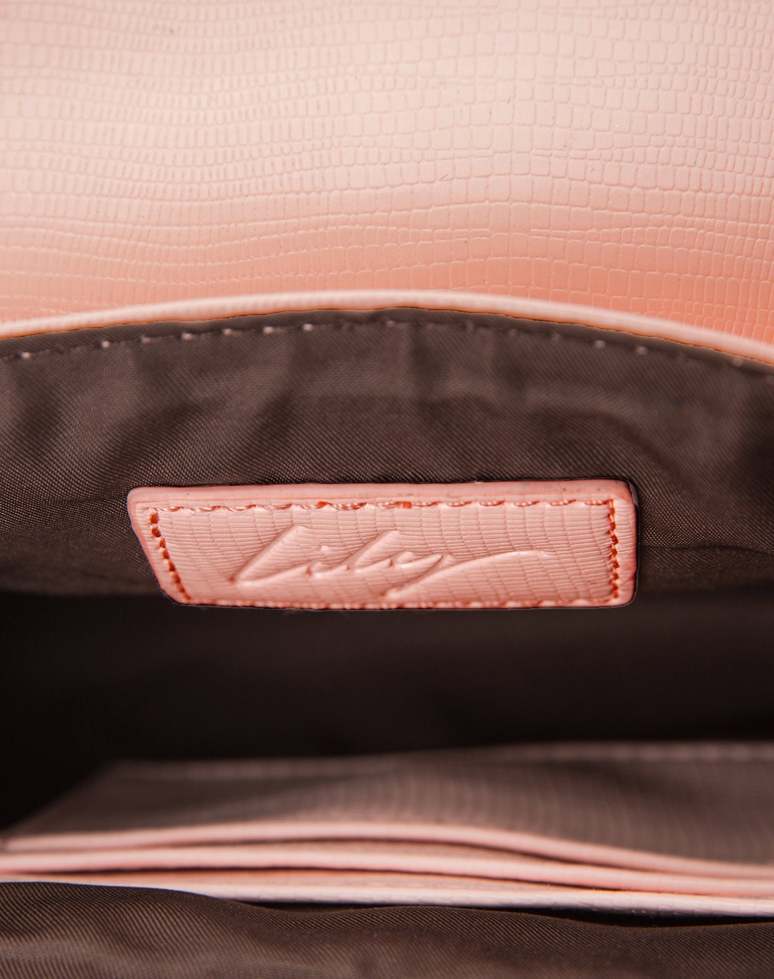 欧美时尚浅桔色斜挎包