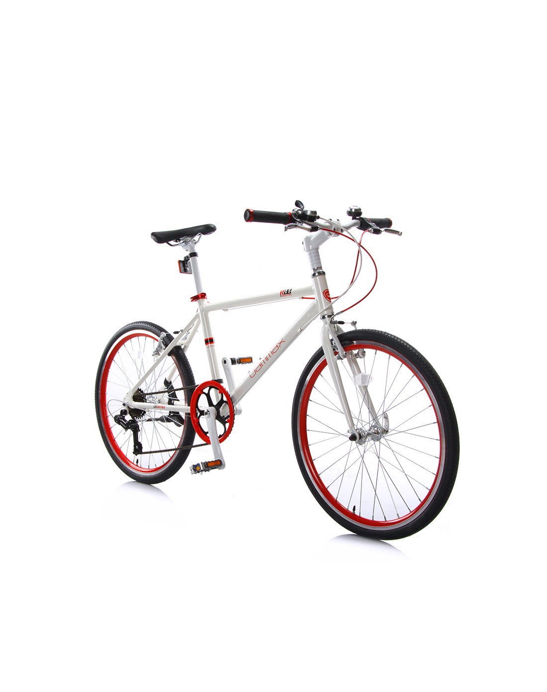 r22高端gammax系列22寸 中性款白色公路车 铝架7速