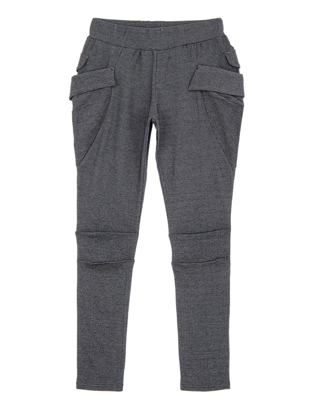 深灰色时尚修身显瘦哈伦休闲裤